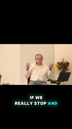 If we really stop and welcome sadness/ Wenn wir wirklich innehalten u. Traurigkeit willkommen heißen
